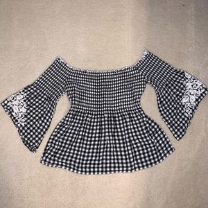 Hollister off the shoulder top